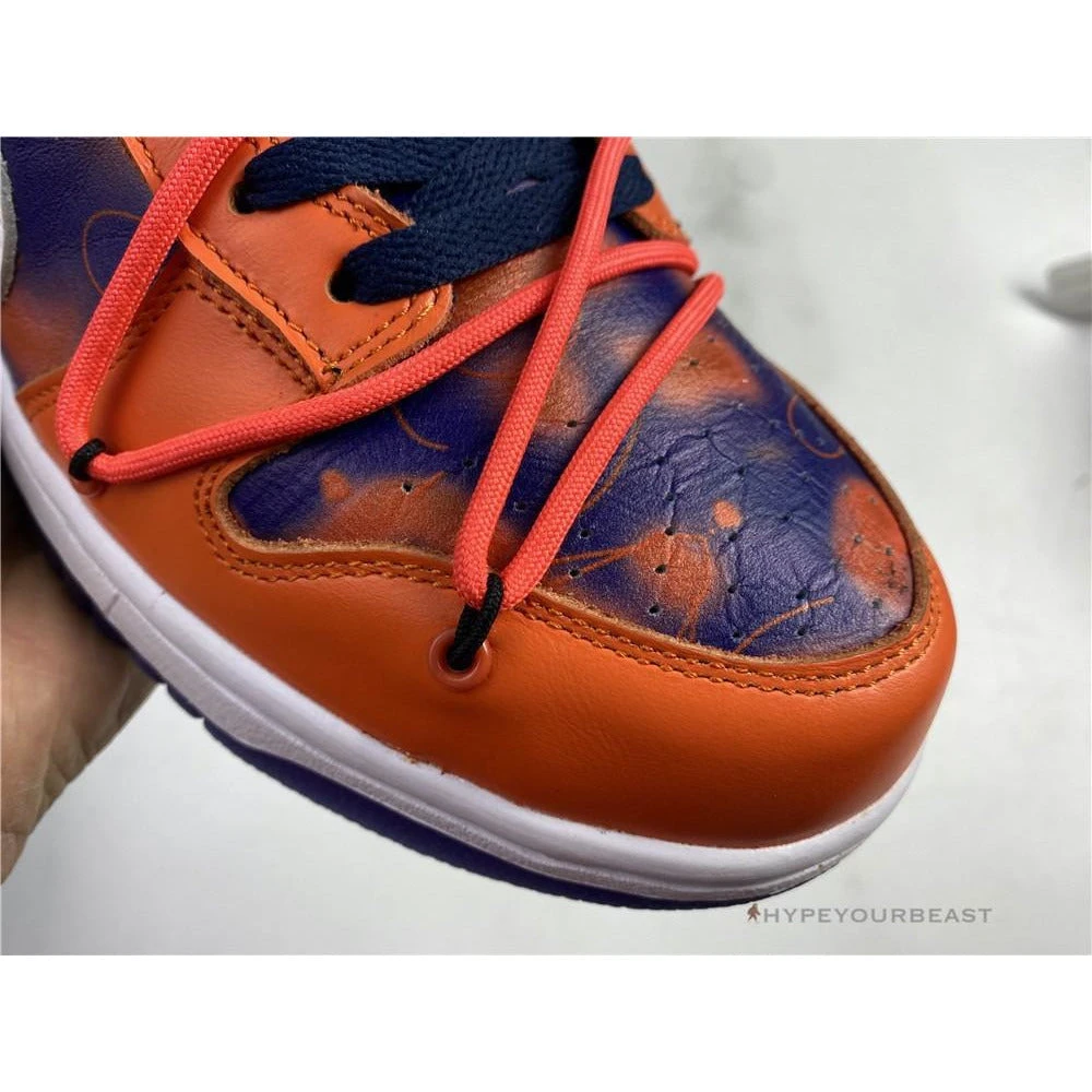 Futura X Off-White X Nike Dunk Low Orange