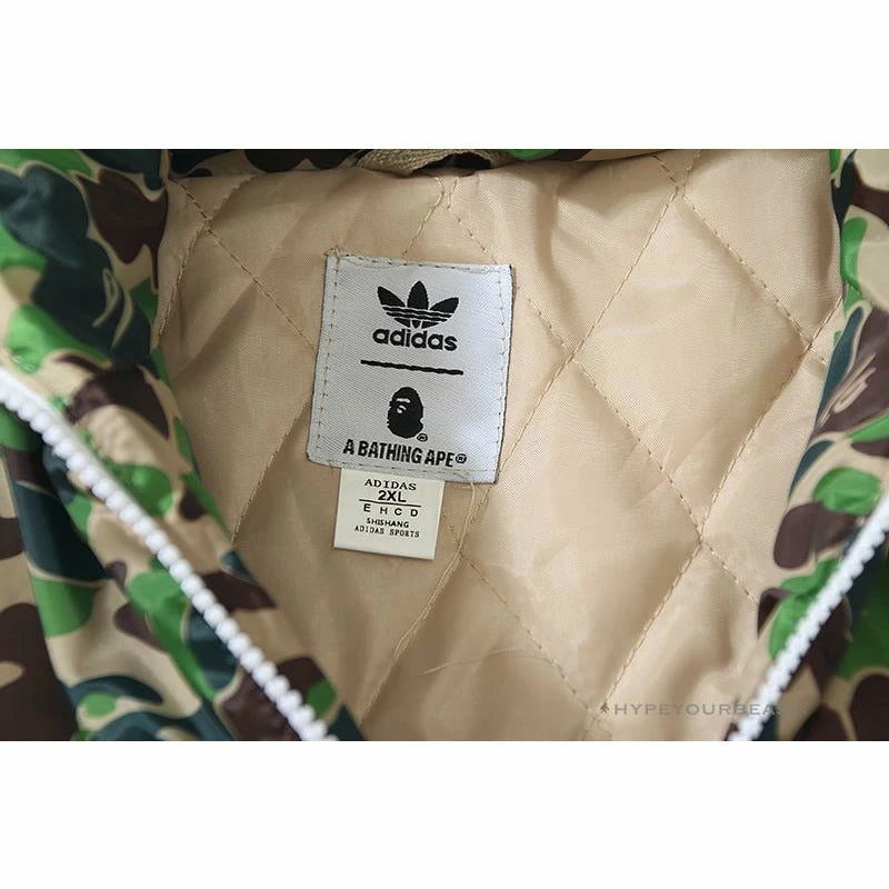 hypeyourbeast Ad*s x bape camo jacket
