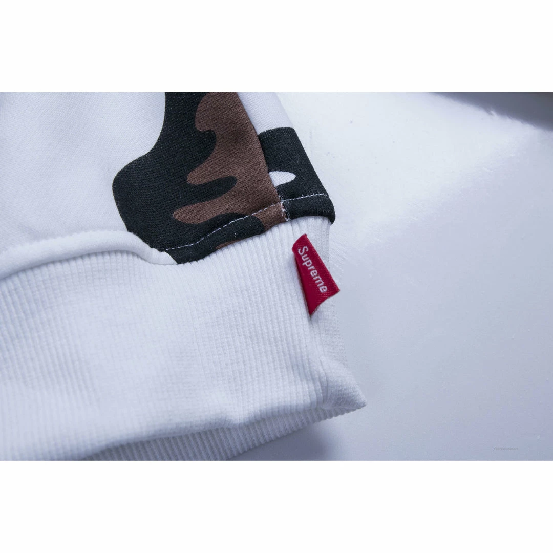 hypeyourbeast S*p*e camo hoodie white camouflage hoodies & jackets