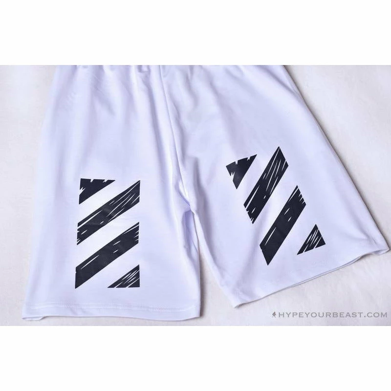 OFF-WHITE Classic Seeing Things Shorts ‘WHITE’