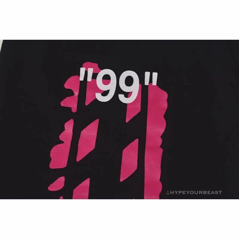 OFF-WHITE 99 X Pink Arrow Shorts ‘BLACK’