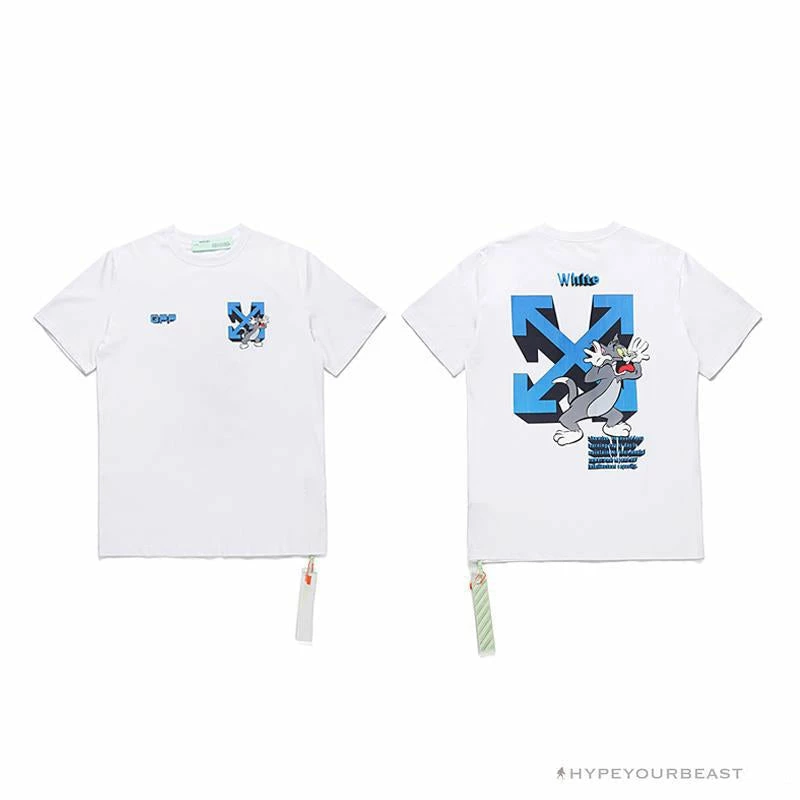 OFF-WHITE Tom And Jerry Loose Tee Shirt ‘WHITE’ T-Shirts