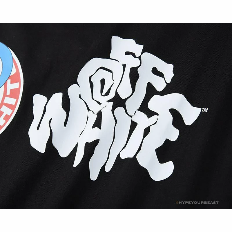 OFF-WHITE Graffiti Letter Doraemon Tee Shirt ‘ BLACK’ T-Shirts