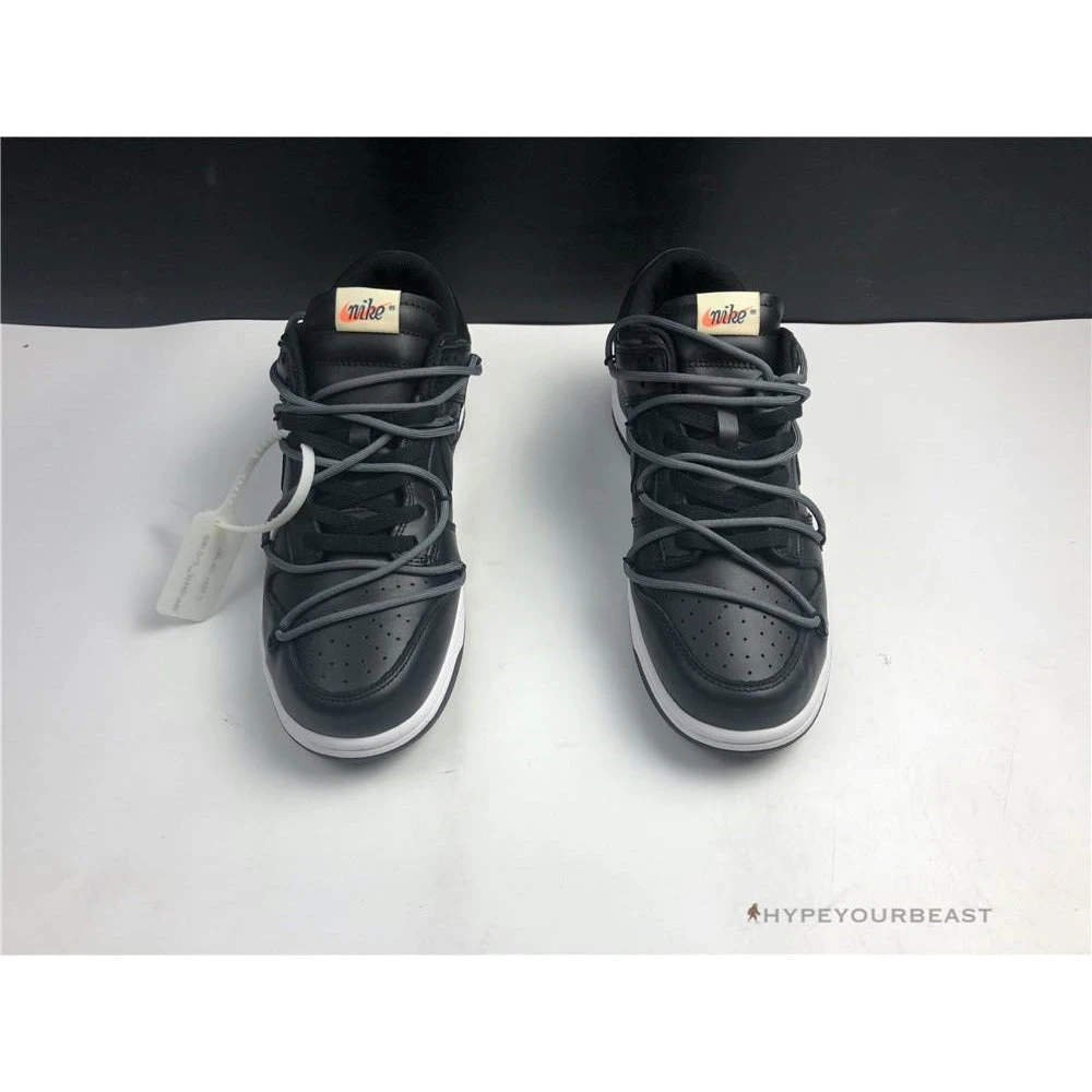 Off White X Nike Dunk Low Black