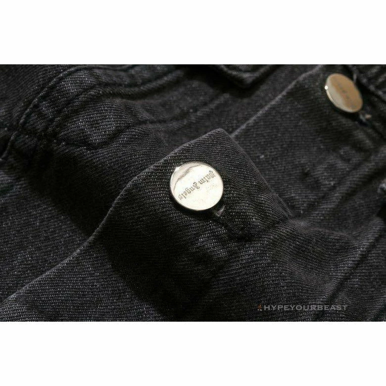 HypeYourBeast Palm Angels Jean Jacket Black