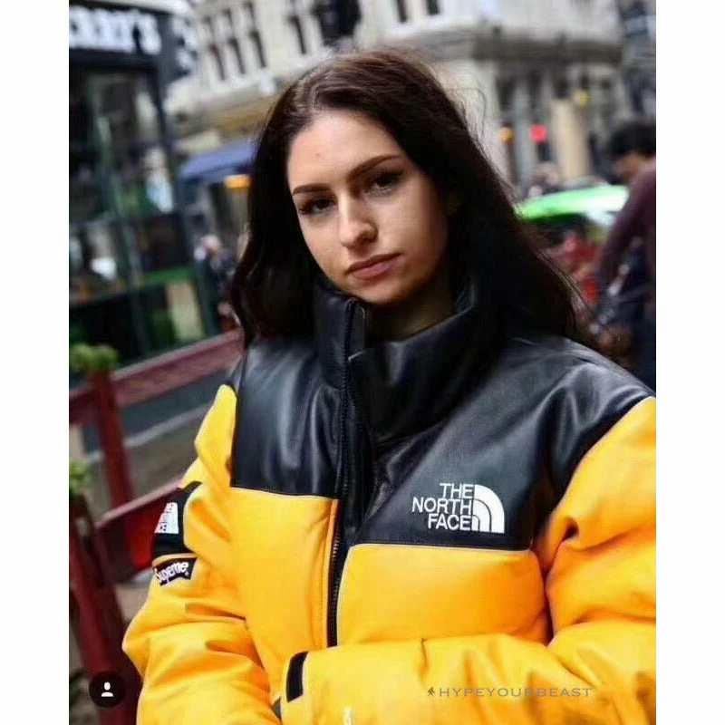 hypeyourbeast t*f x S*p*e jacket yellow