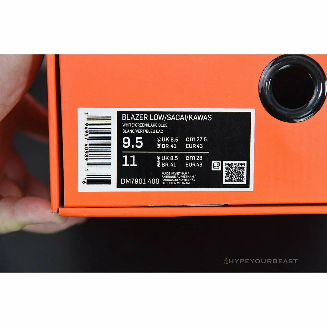 HypeYourBeast Nike Blazer Low Sacai KAWS Blue
