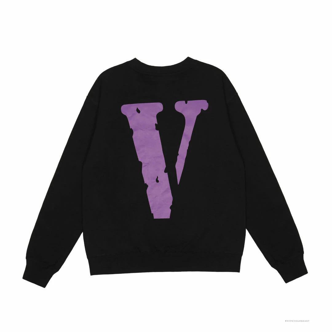 HypeYourBeast Shirts Vlone Purple Friends Shirt – Black