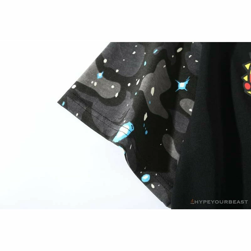 Clothes BAPE Baby Milo Galaxy Astronaut Luminous Tee Shirt ‘BLACK’