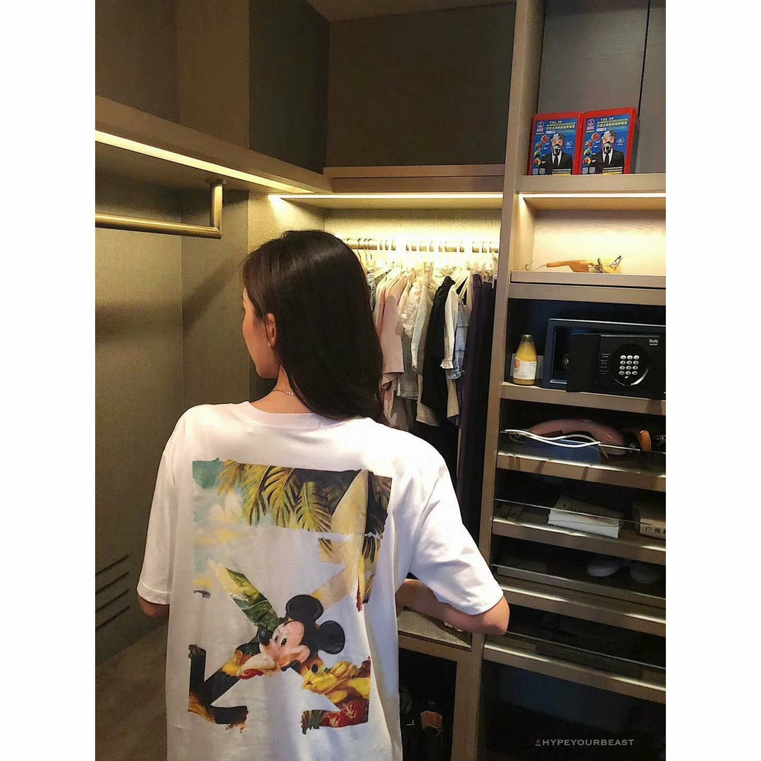 T-Shirts OFF-WHITE Disney Spring X Summer Mickey With Pluto Tee Shirt ‘WHITE’