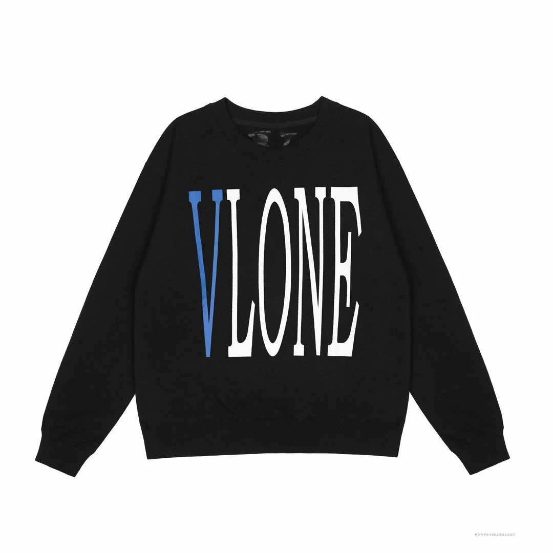 HypeYourBeast Shirts Vlone Blue Shirt – Black