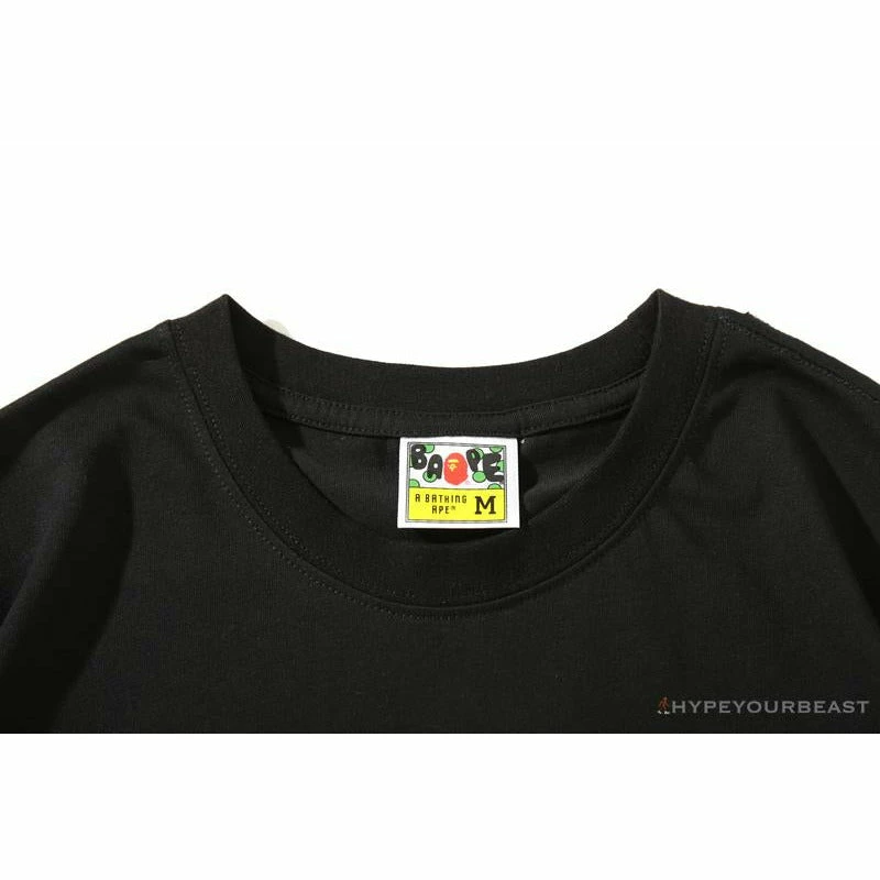 BAPE Baby Milo Sesame Street Plain Tee Shirt ‘BLACK’
