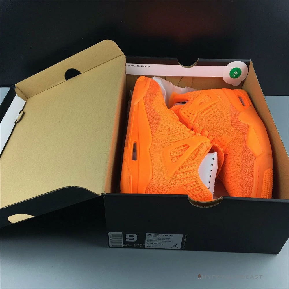 Air Jordan 4 Retro Flyknit Orange