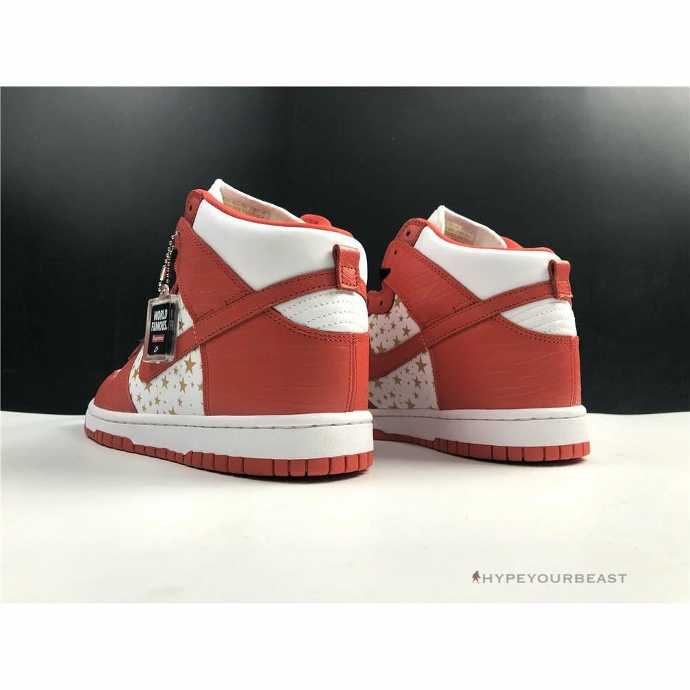 nike dunk high x S*p*e red