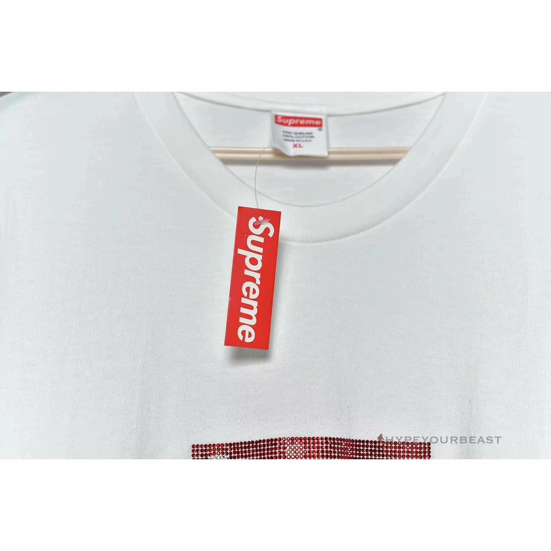 S*p*e red flash box logo tee shirt t-shirts