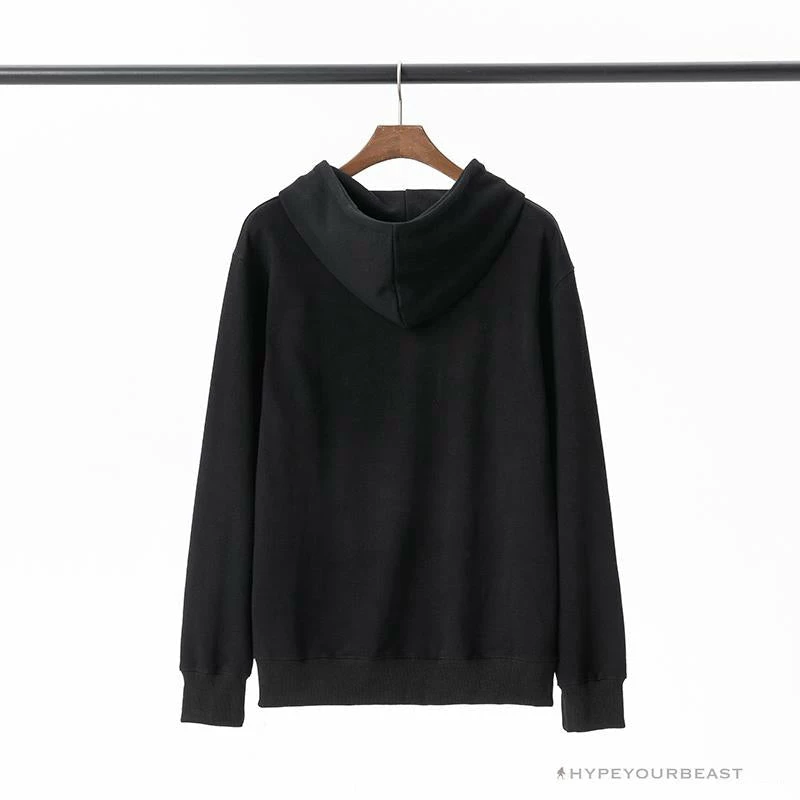 BAPE Classic Ape Head Embroidered Standard Cotton Terry Hoodie ‘BLACK’ Clothes