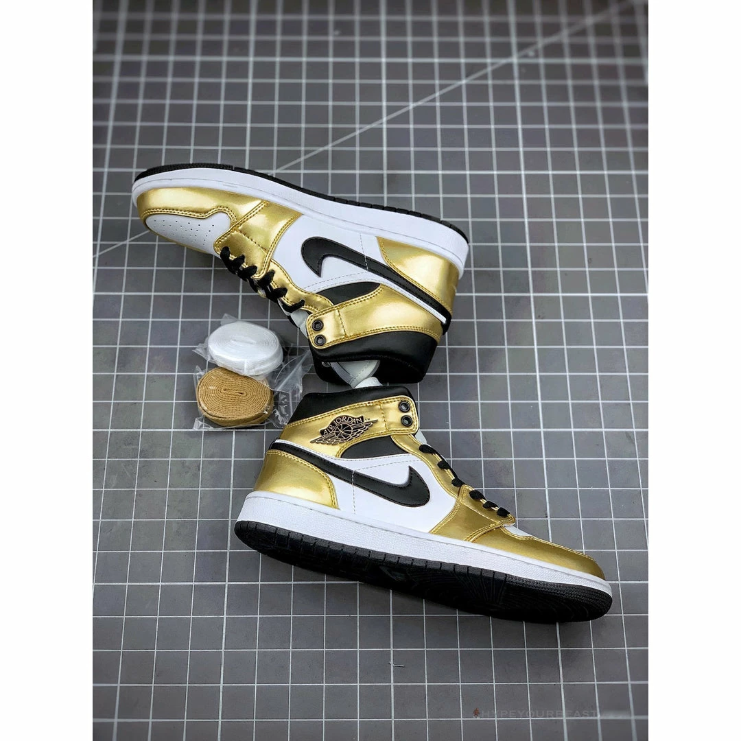 Air Jordan 1 Mid ‘Metallic Gold’