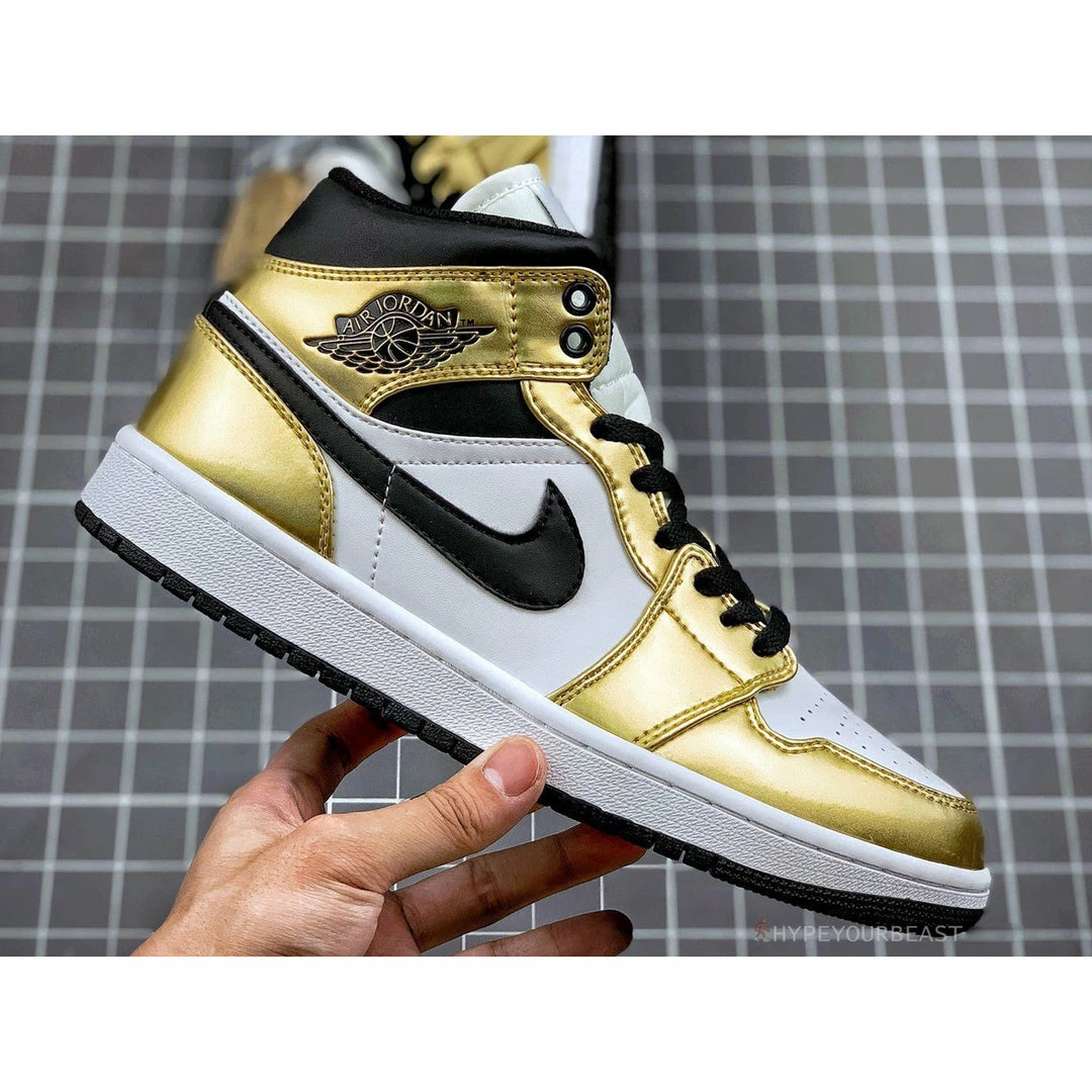 Air Jordan 1 Mid ‘Metallic Gold’