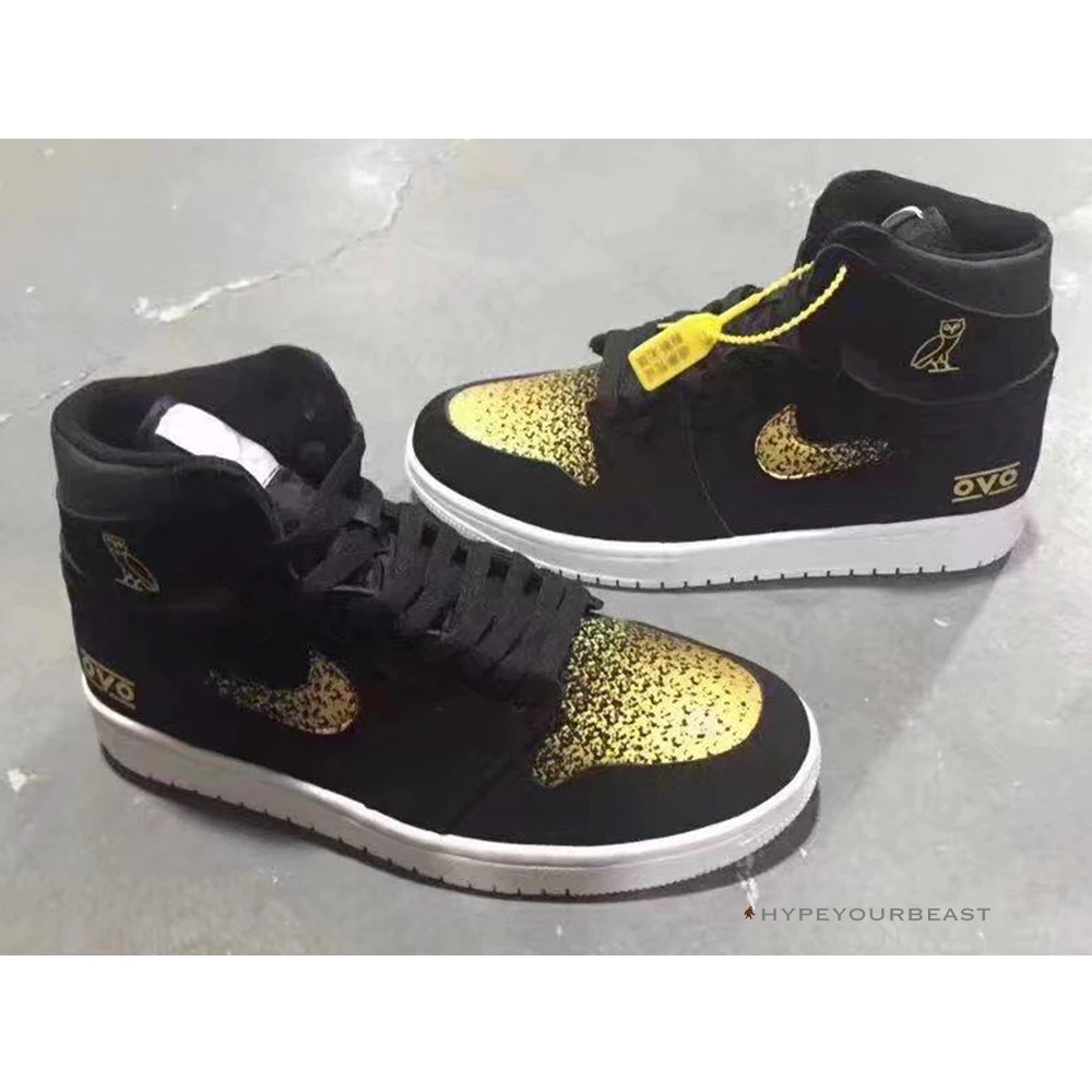 Air Jordan 1 High ‘OVO Gold / Black’