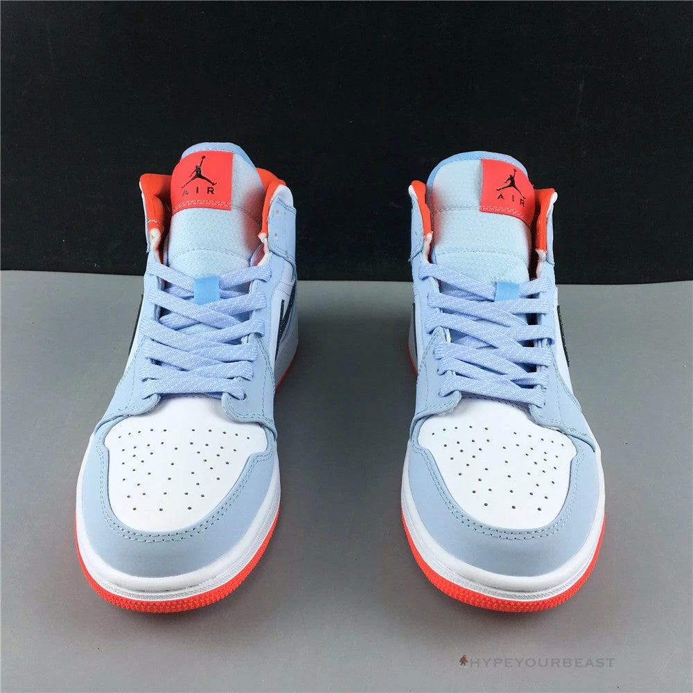 Air Jordan 1 Mid Half Blue