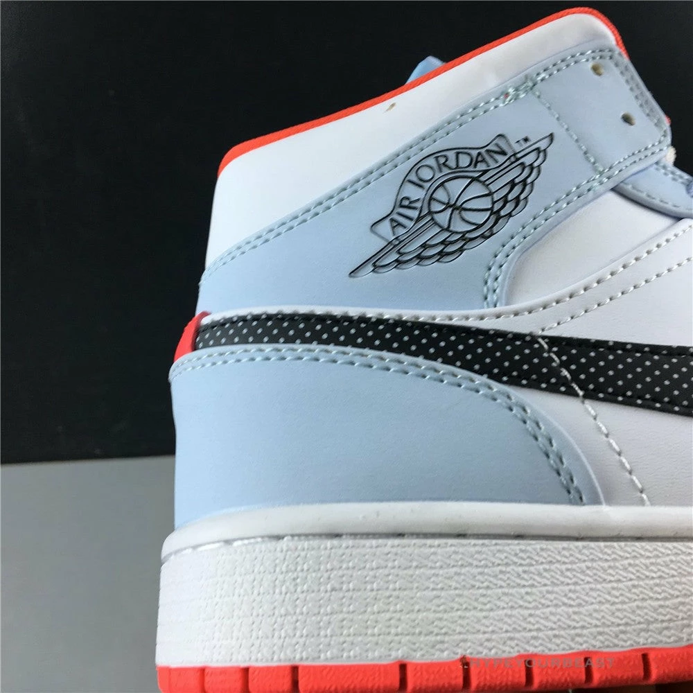 Air Jordan 1 Mid Half Blue