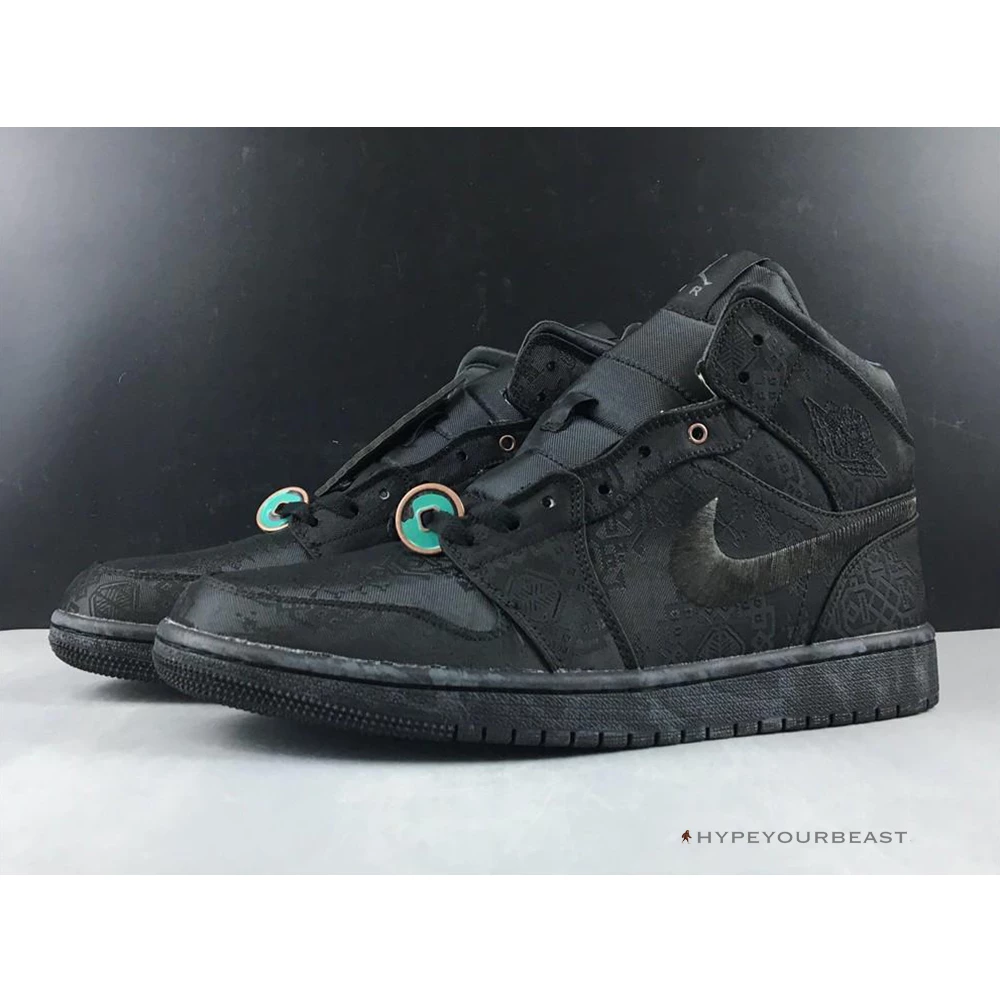 Air Jordan 1 Mid X CLOT ‘Black’
