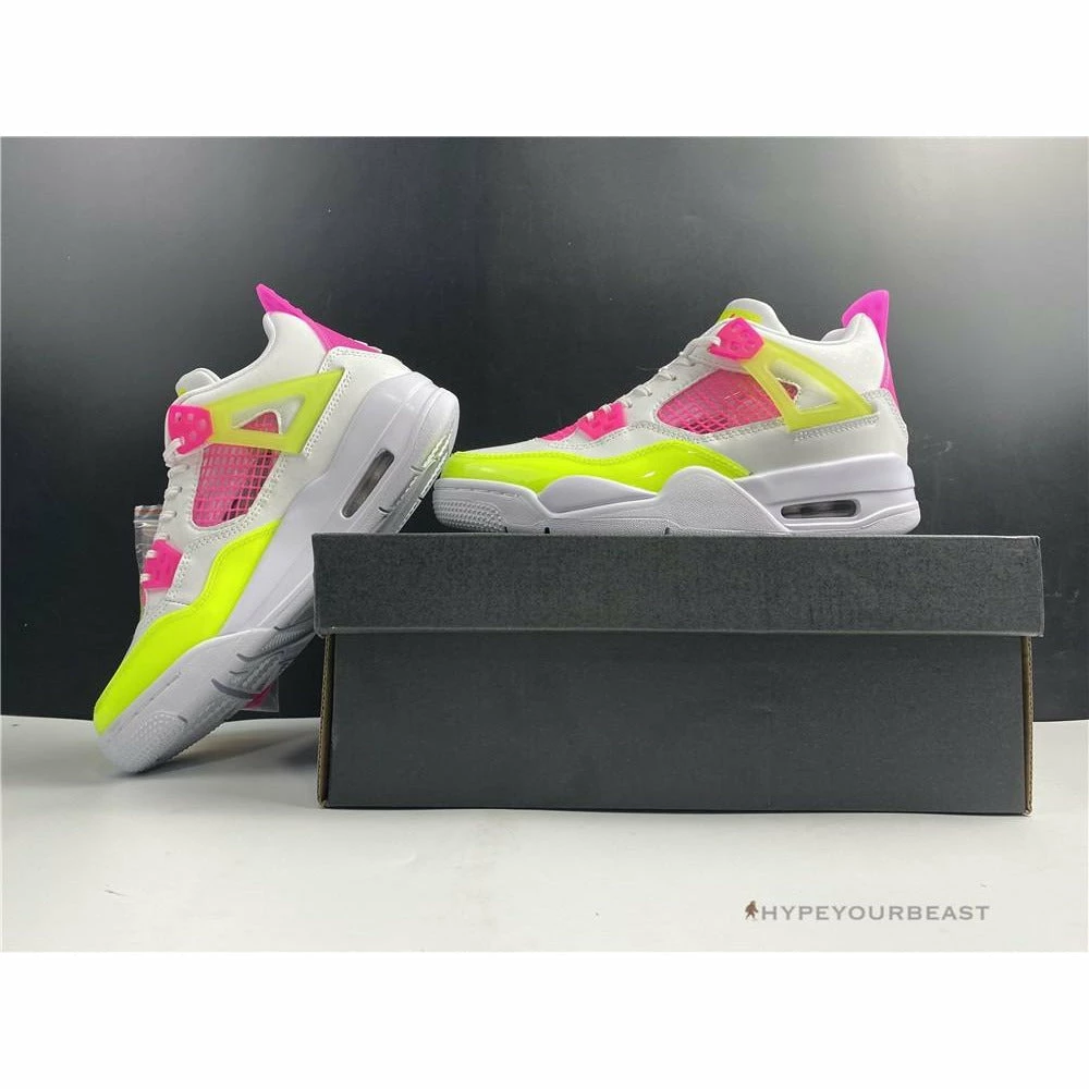 Air Jordan 4 Retro White Lemon Pink