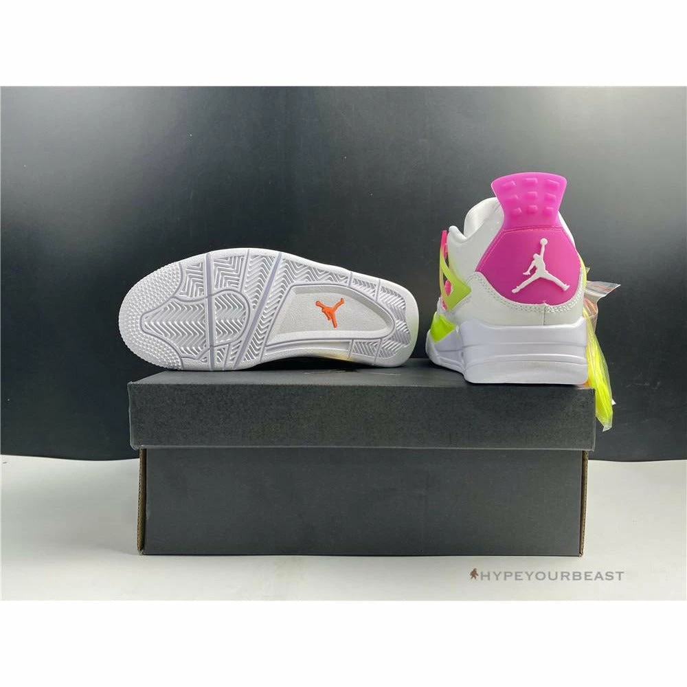 Air Jordan 4 Retro White Lemon Pink