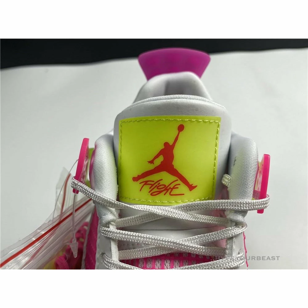 Air Jordan 4 Retro White Lemon Pink