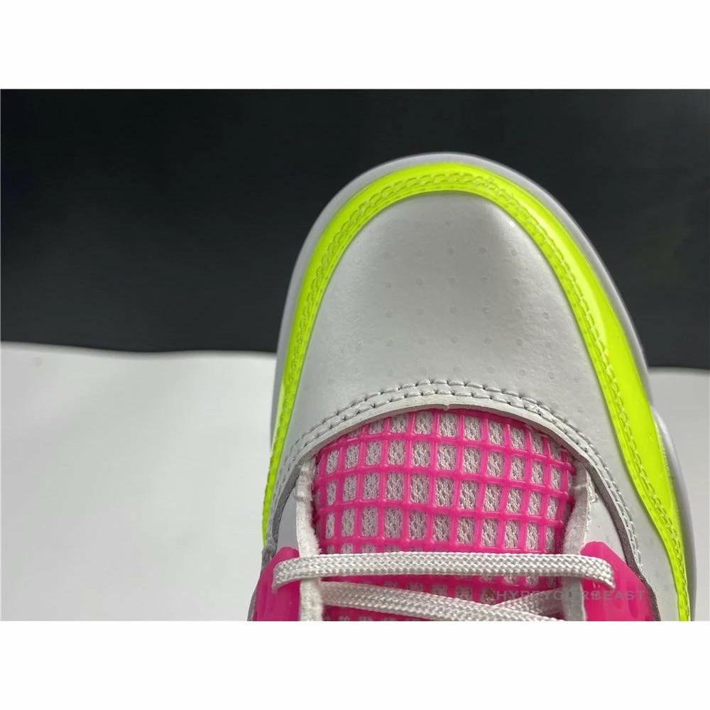 Air Jordan 4 Retro White Lemon Pink