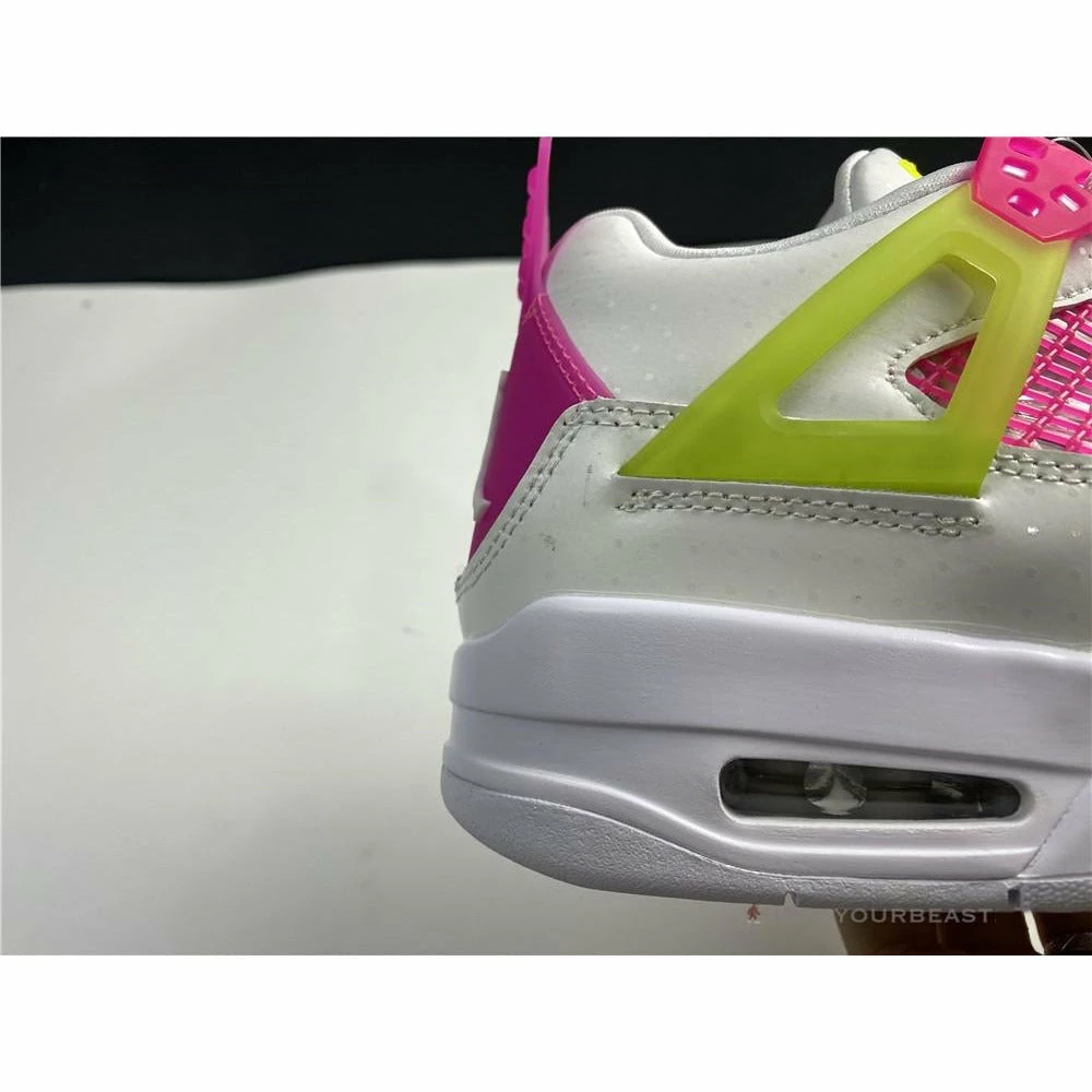 Air Jordan 4 Retro White Lemon Pink