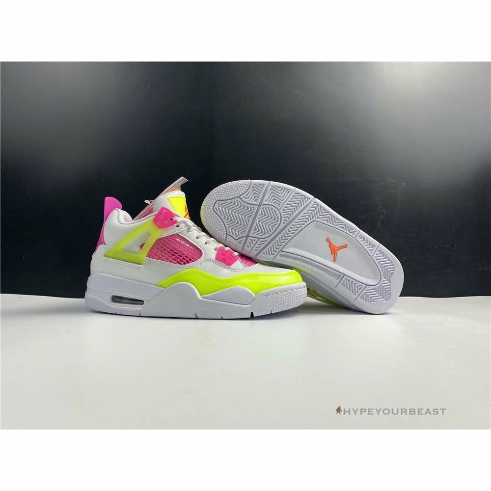 Air Jordan 4 Retro White Lemon Pink