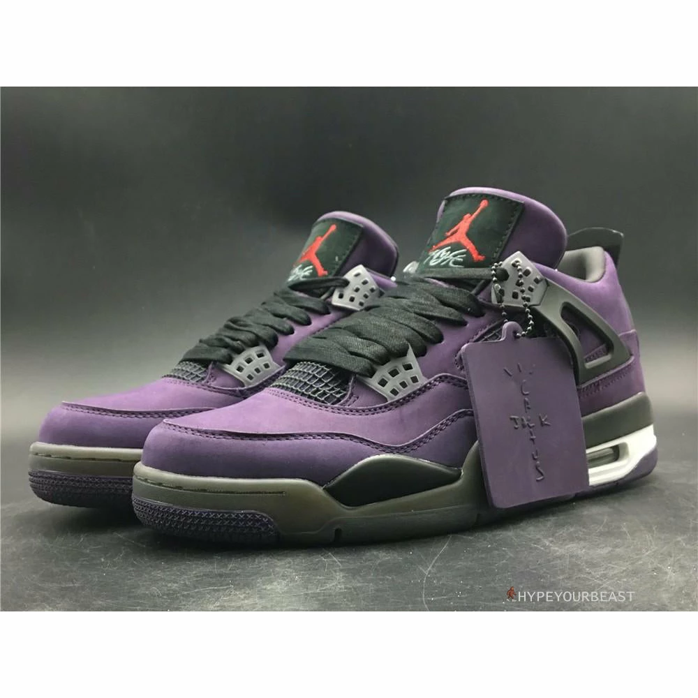 Air Jordan 4 Retro Travis Scott Purple