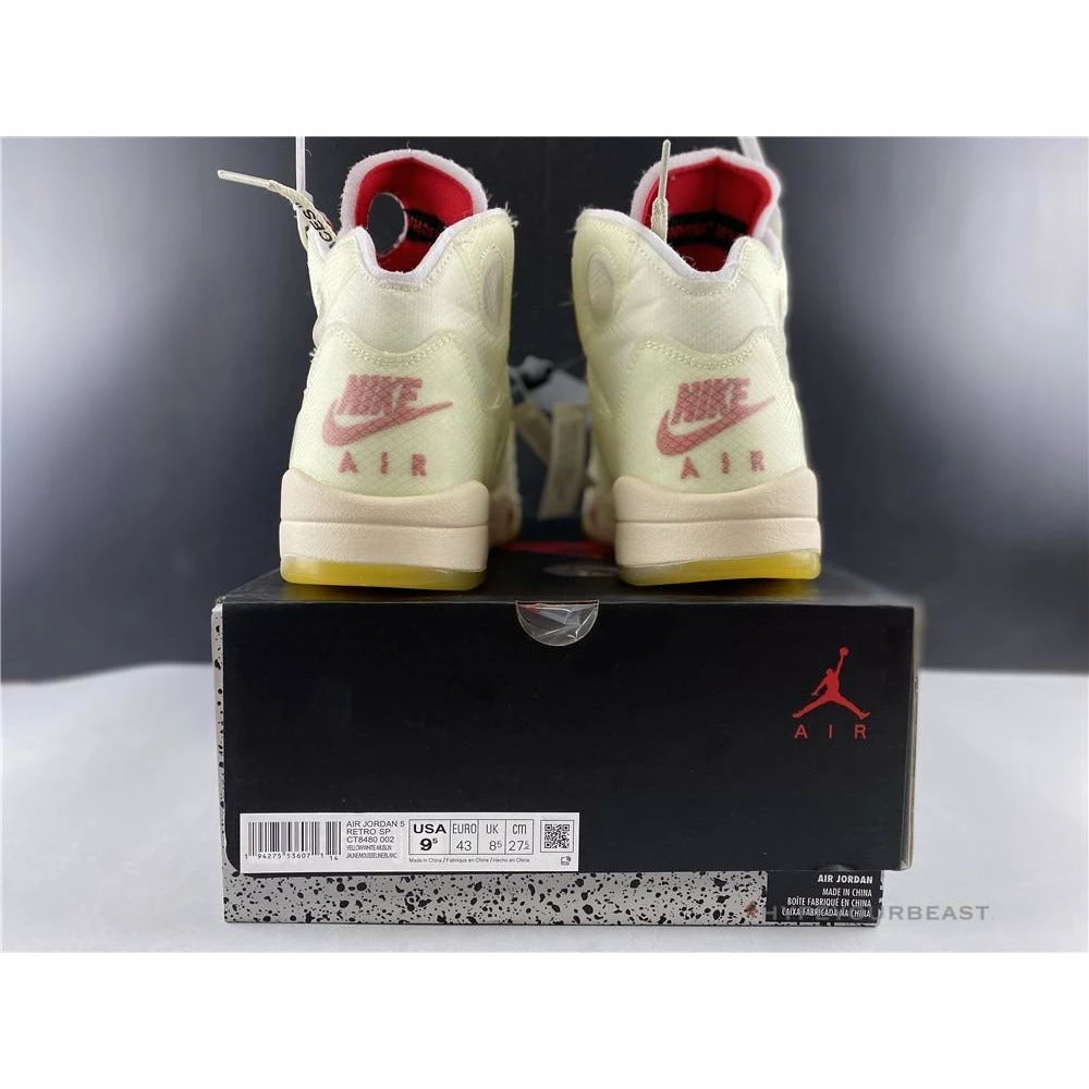 Off White X Air Jordan 5 White