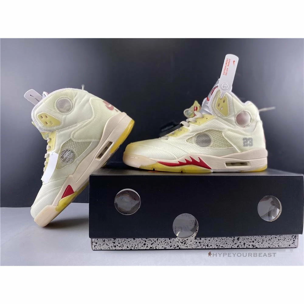 Off White X Air Jordan 5 White