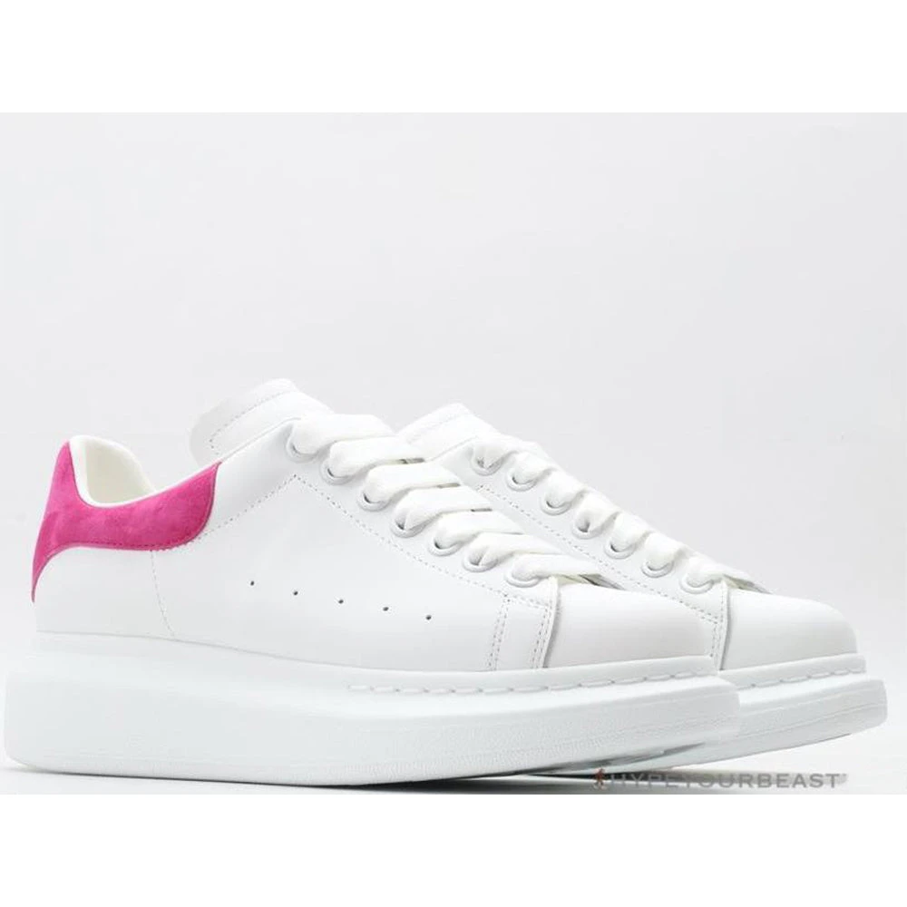 Alexander Mcqn. White Shock Pink