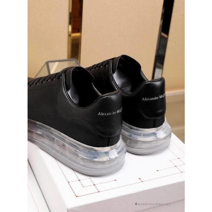 A. Mcqueen Alexander McQueen Black / Back Rubber Sole Sneaker