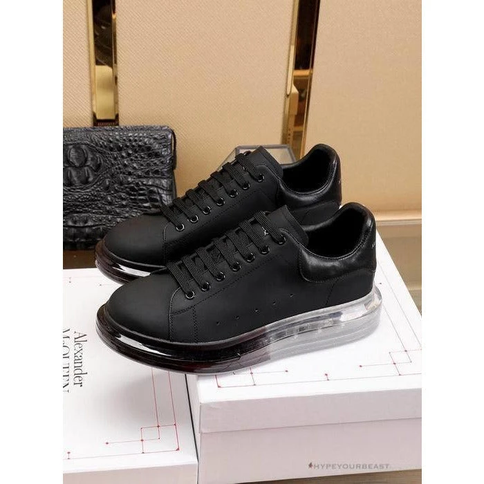 A. Mcqueen Alexander McQueen Black / Back Rubber Sole Sneaker