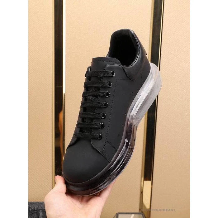 A. Mcqueen Alexander McQueen Black / Back Rubber Sole Sneaker