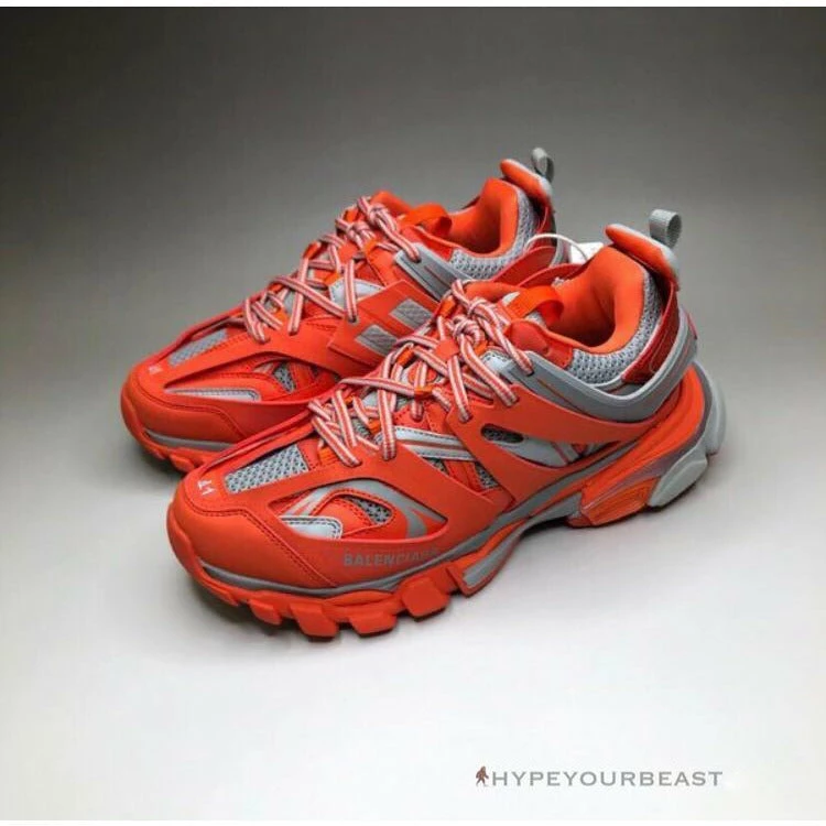 Ba*len*cia*ga bcg track sneakers 3.0 orange/slate grey