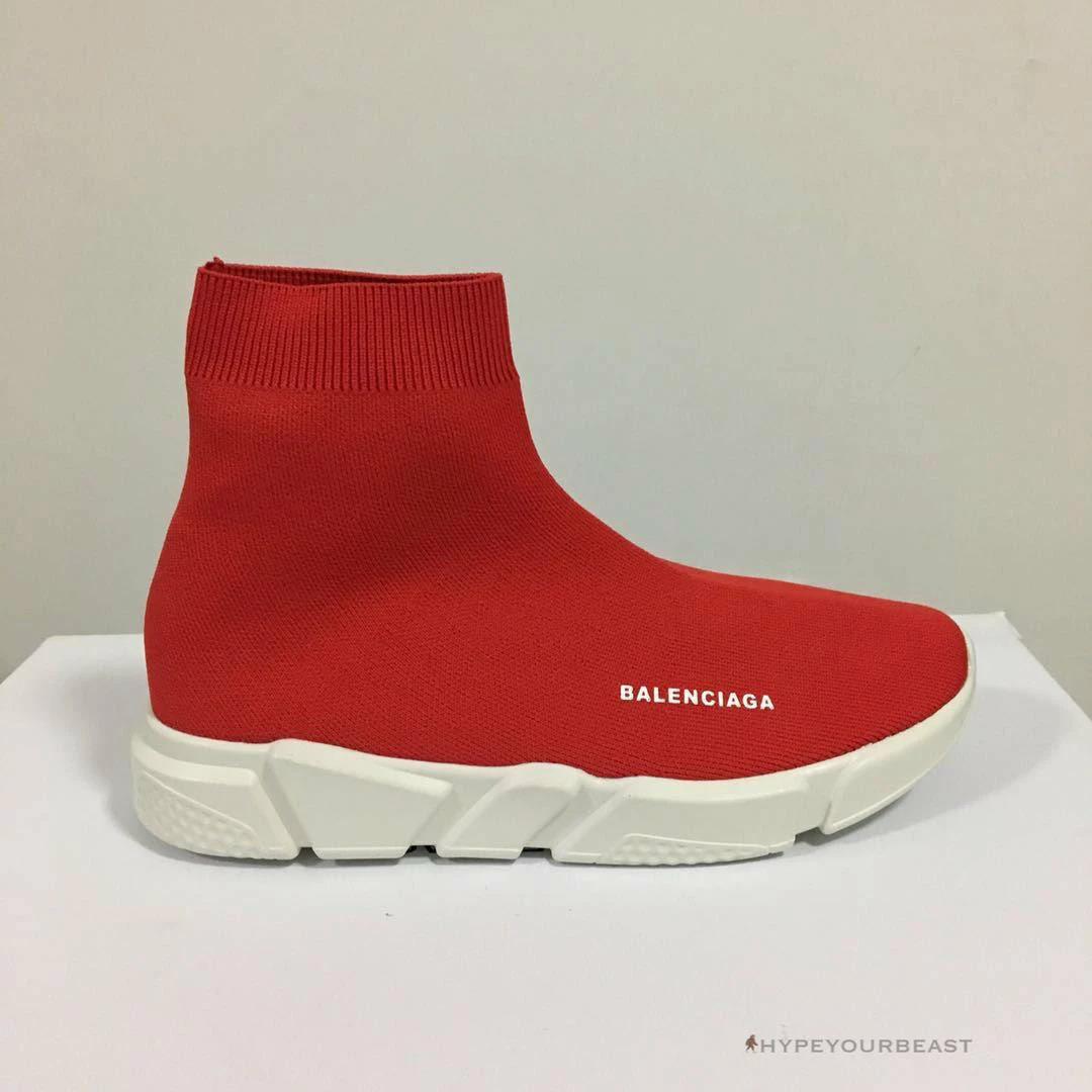 Ba*len*cia*ga bcg sock sneakers red