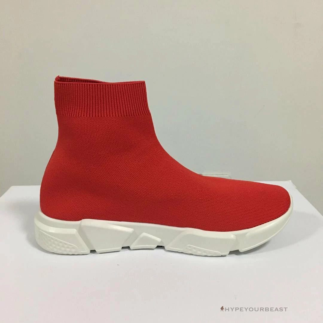 Ba*len*cia*ga bcg sock sneakers red