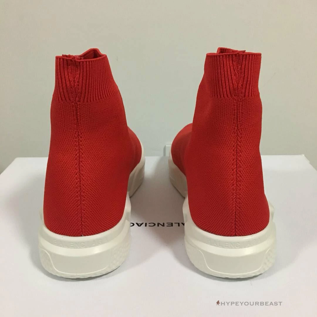 Ba*len*cia*ga bcg sock sneakers red
