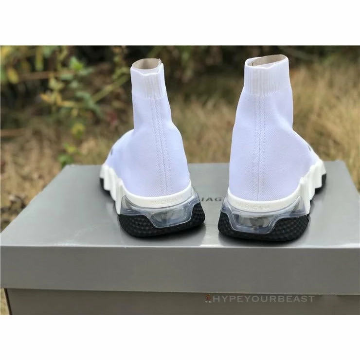 Ba*len*cia*ga bcg sock trainers white / white