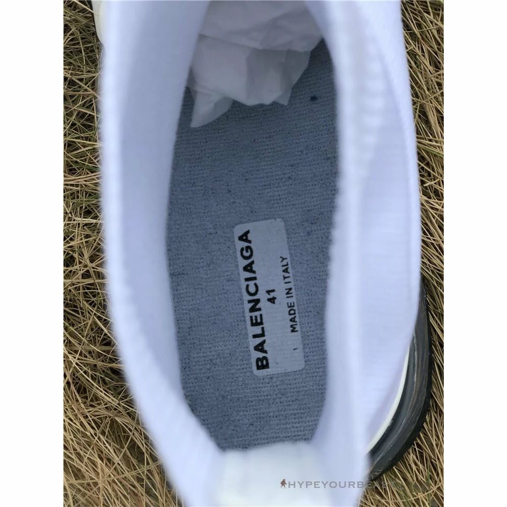 Ba*len*cia*ga bcg sock trainers white / white