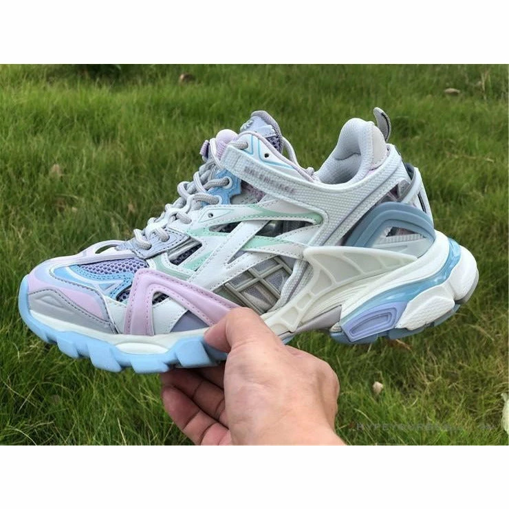 Ba*len*cia*ga bcg track sneakers 3.0 white blue
