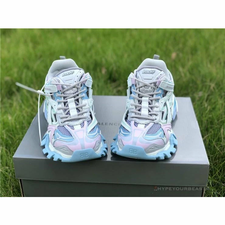 Ba*len*cia*ga bcg track sneakers 3.0 white blue