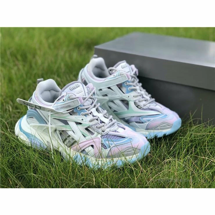 Ba*len*cia*ga bcg track sneakers 3.0 white blue