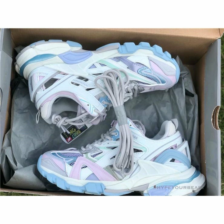 Ba*len*cia*ga bcg track sneakers 3.0 white blue