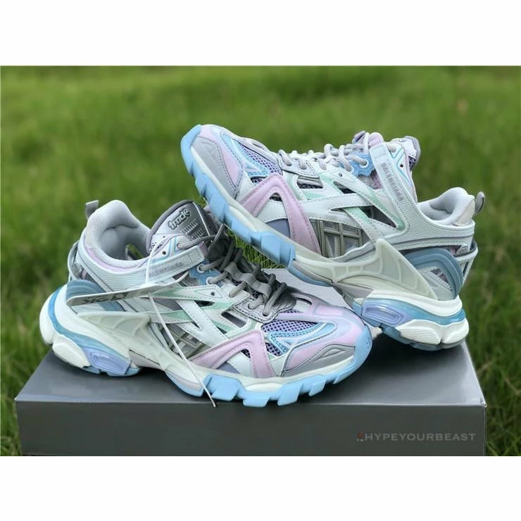 Ba*len*cia*ga bcg track sneakers 3.0 white blue